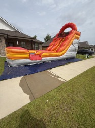 15 Foot Slide with Splash Pad